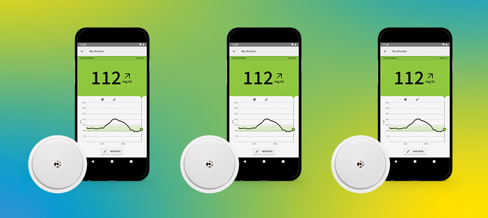 Continuous glucose monitoring apps